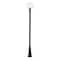 Z-Lite Laurent Outdoor Post Mounted Fixture, 1-Light, 12 In.W x 109.75 In.H, Black/Clear Seedy 599PHB-519P-BK - alternate 4